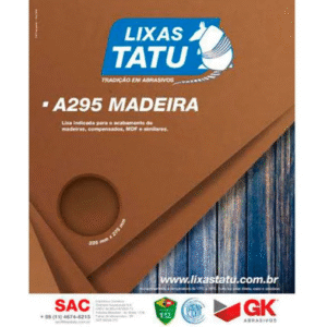 LIXA MADEIRA TATU 120 C/50